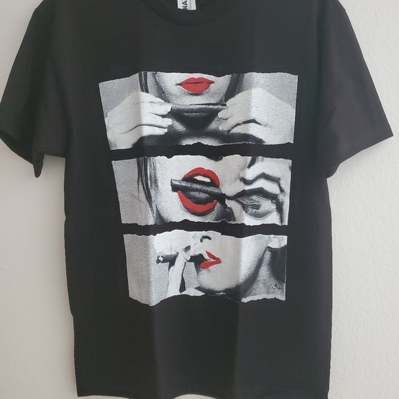 Black graphic t-shirt - Picture 3 of 5